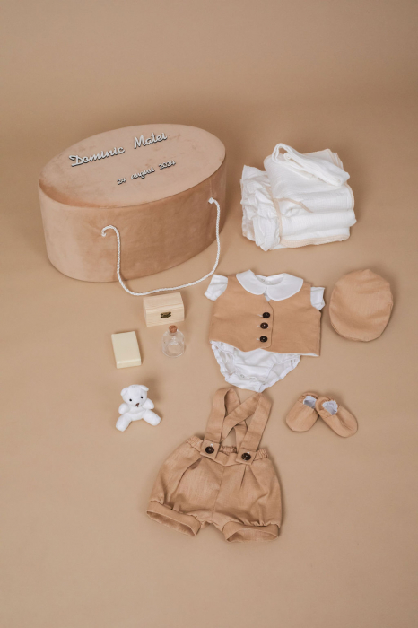 Set botez Little Gentleman- varianta muselina [5]
