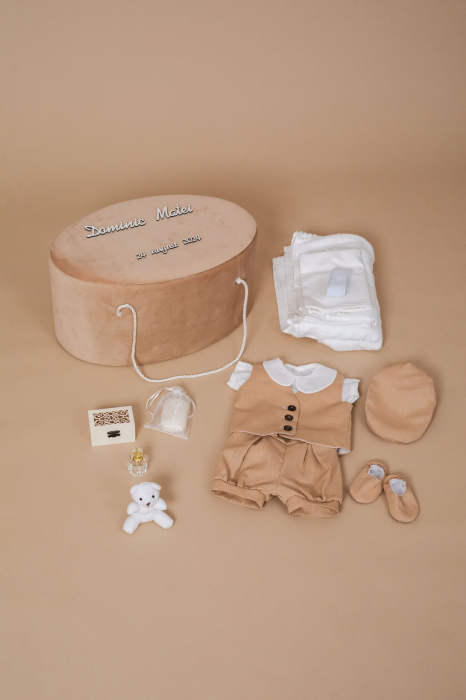 Set botez Little Gentleman- varianta standard bumbac [2]