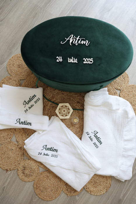 Trusou Botez Personalizat Băiat – Set Elegant cu Nume Antim [2]