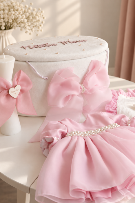 Set botez personalizat Petite Rose [4]