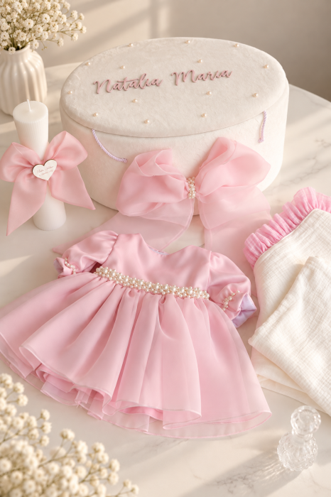 Set botez personalizat Petite Rose [5]