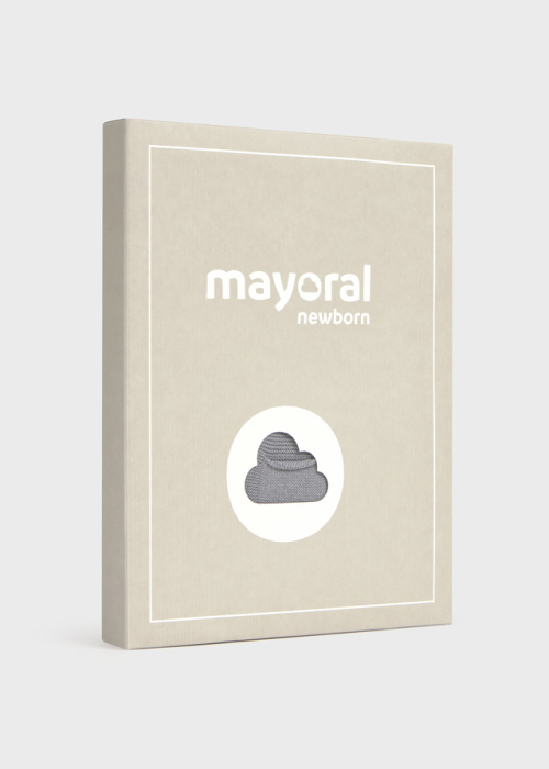 Set cadou nou nascut baietel Mayoral nuante gri 100% bumbac [4]