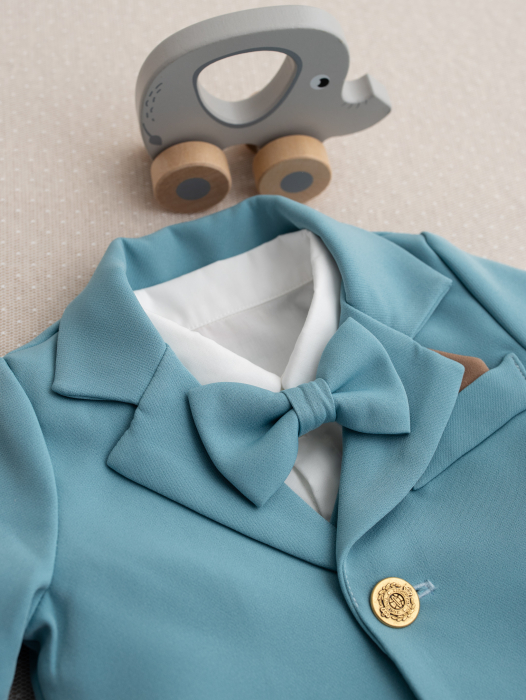 Set complet botez baietel Luca, tematica ursulet - Little Claire [5]