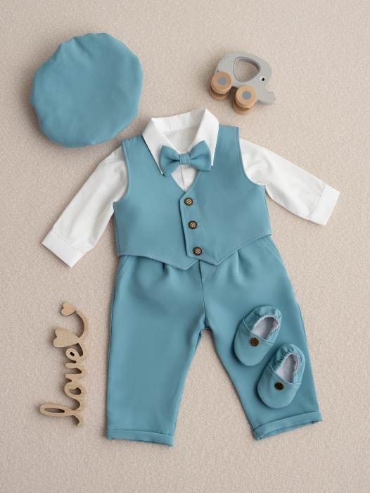 Set complet botez baietel Luca, tematica ursulet - Little Claire [13]