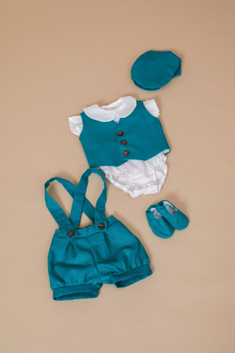 Set complet botez baietel Turquoise Charm- standard [2]