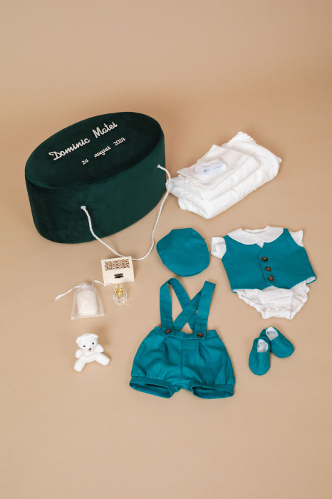 Set complet botez baietel Turquoise Charm- standard [3]