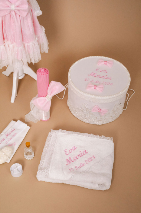 Set trusou botez fete Blushing Rose bt LittleClaire [6]