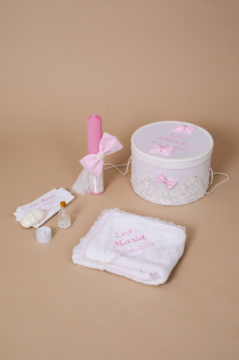 Set trusou botez fete Blushing Rose bt LittleClaire [9]