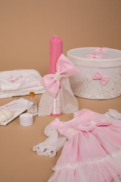 Set trusou botez fete Blushing Rose bt LittleClaire [4]