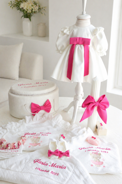 Set complet botez personalizat IZA – eleganță delicată pentru un moment special [4]