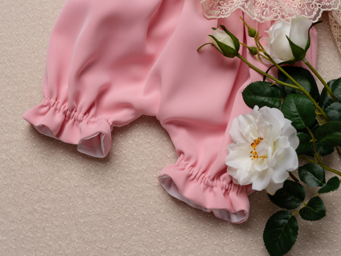 Set complet botez Rosa Belle -pentru fetite, nuante pastel, calitate superioara [7]