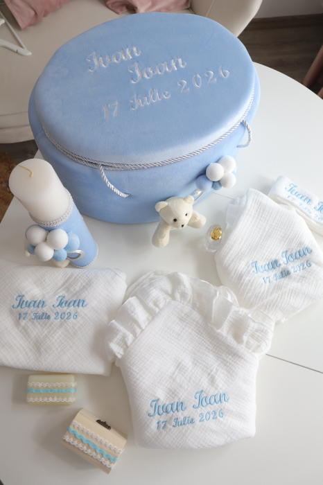 Set complet de botez baietel Emile [10]