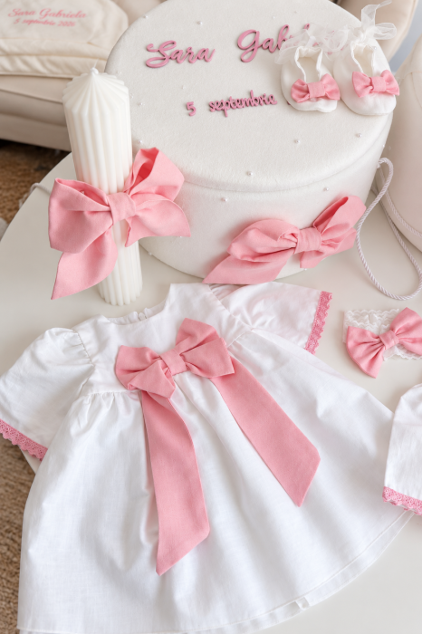 Set de botez Catinca pentru fetite- Little Claire Signature [5]