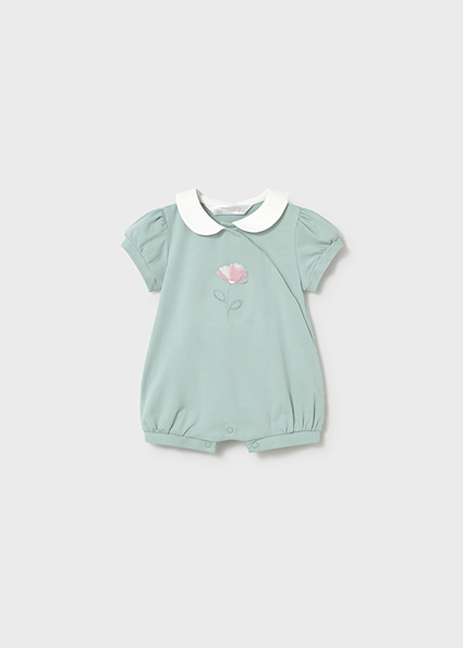 Set doua salopete scurte fetita Flowers [3]