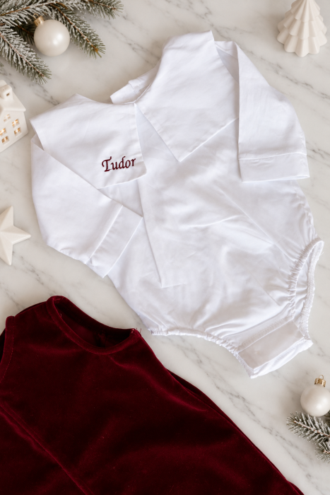 Set elegant pentru băieței Royal Velvet – Catifea & Bumbac [2]