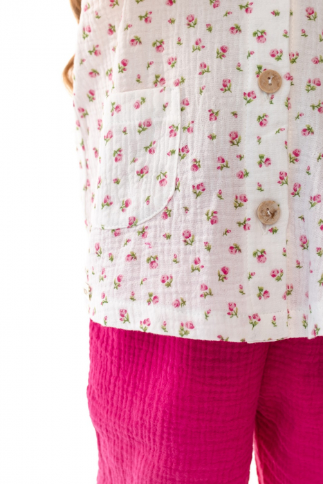 Set fete 2 piese Fucsia Flower [8]