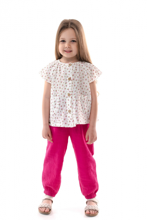 Set fete 2 piese Fucsia Flower [2]