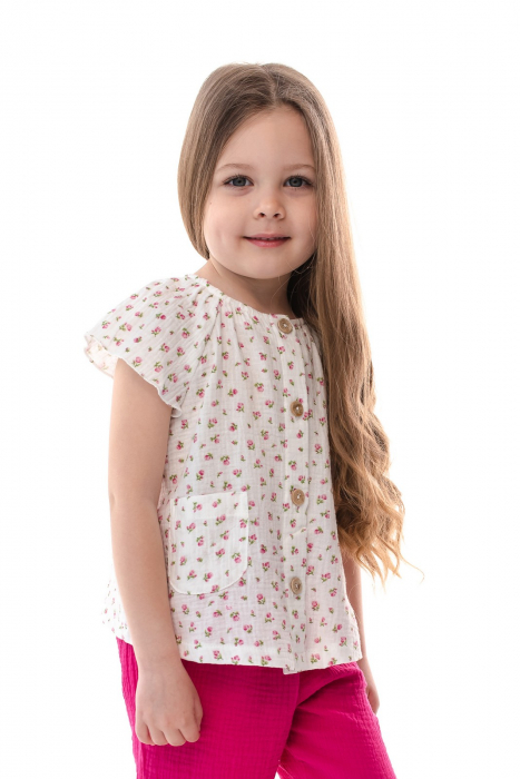 Set fete 2 piese Fucsia Flower [6]