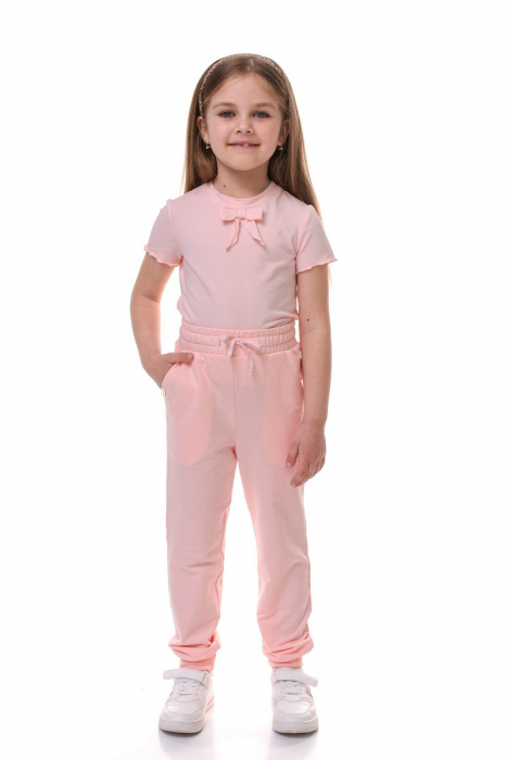 Tricou fete roz bumbac [3]