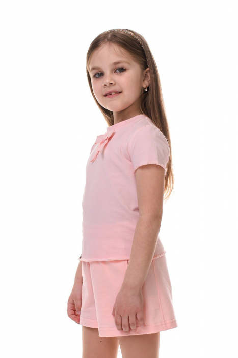 Tricou fete roz bumbac [2]