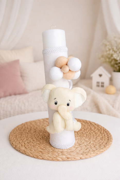 Trusou baietel tematica elefant , continut muselina certificata OEKO-TEX [4]