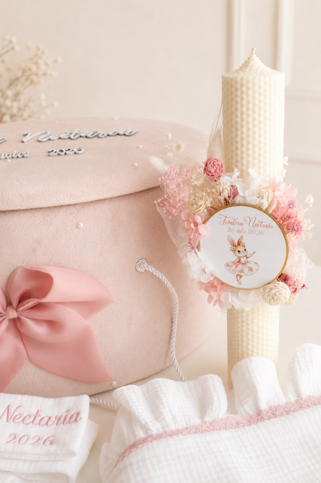 Trusou botez fetita premium- tematica iepuras- Little Claire exclusive [3]