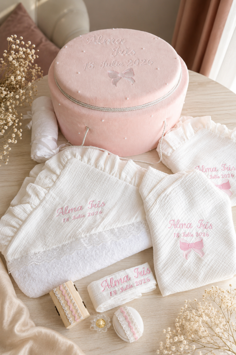 Trusou botez personalizat Pearl 7 piese [8]