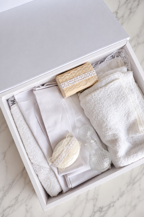 Trusou botez standard bumbac Little Claire Collection [2]