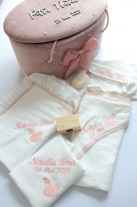 Trusou botez fetita premium lebada regala by Little Claire [3]