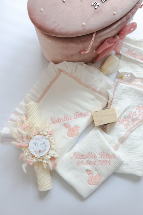 Trusou botez fetita premium lebada regala by Little Claire [4]