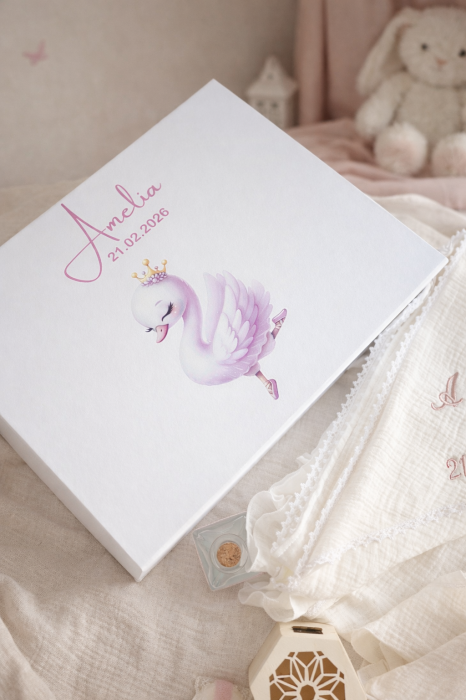 Trusou muselina personalizat tematica lebada balerina [2]