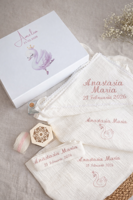 Trusou muselina personalizat tematica lebada balerina [3]