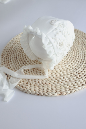 ACCESORII BOTEZ - Boneta bebe LittleClaire
