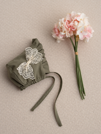 TURBANE SI BONETE - Boneta Iris verde kaki