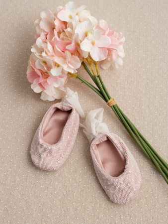 ACCESORII BOTEZ - Botosei Agatha roz pudra