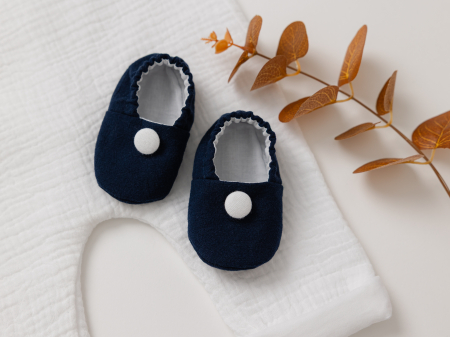 BOTEZ BAIEȚEI - Botosei bebe baietel bleumarin Anton