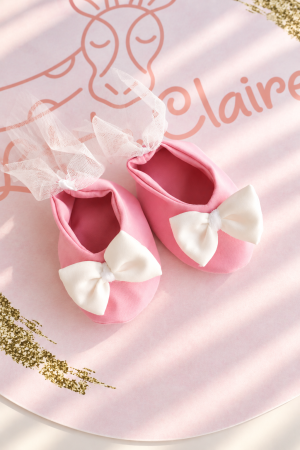 ACCESORII BOTEZ - Botosei roz cu fundita