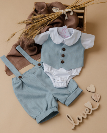 TINUTE BOTEZ BAIETEI - Costum baietel botez Theodore