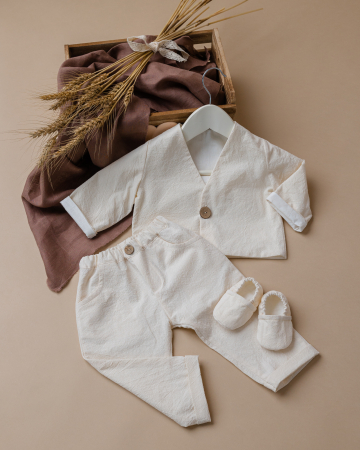 TINUTE BOTEZ BAIETEI - Costum baietel botez Wilfred by LittleClaire