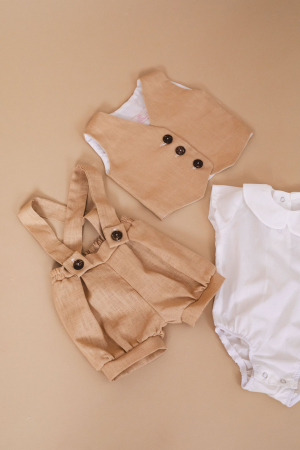 Costumas botez 3 piese Little Gentleman [1]