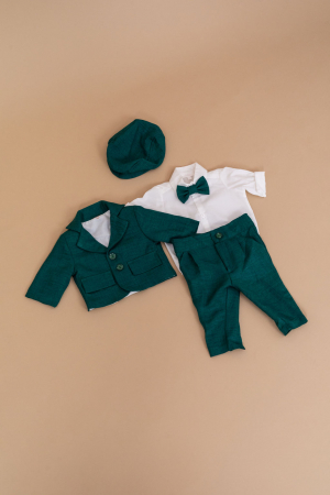 TINUTE BOTEZ BAIETEI - Costumas botez baietel Cezar by Little Claire
