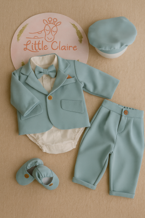 BOTEZ BAIEȚEI - costumas baietel botez Luca- Little Claire