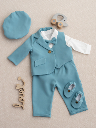 BOTEZ BAIEȚEI - costumas baietel botez Luca- Little Claire