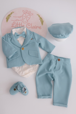 TINUTE BOTEZ BAIETEI - costumas baietel botez Luca- Little Claire