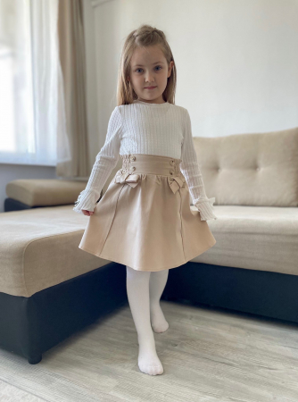 Fusta pentru fetite Sabina beige [1]