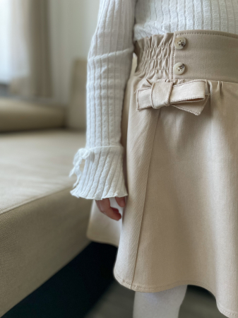 Fusta pentru fetite Sabina beige [5]