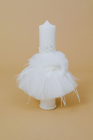 LUMANARI BOTEZ FETITE - Lumanare botez fetita Elegance