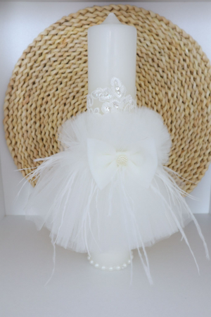 Lumanare botez fetita Elegance [1]