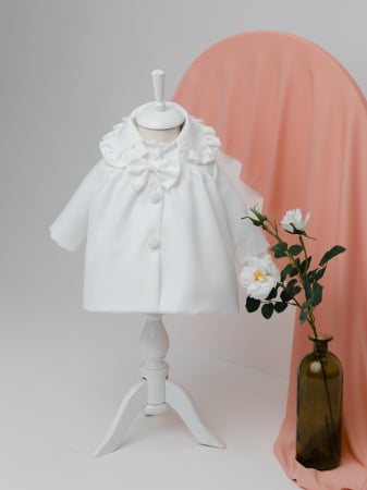 Palton botez fetita primavara toamna by Little Claire