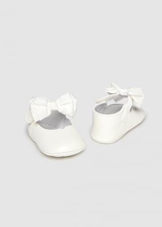 Pantofiori bebe fetita ivory